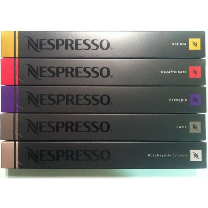 Nespresso Latte Pack - 50 Capsules