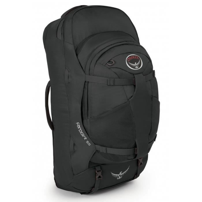 Osprey Sac de voyage Farpoint 55 Femme Volcanic Grey