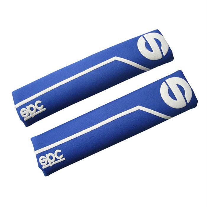 2 fourreaux SPARCO logo SPC bleu