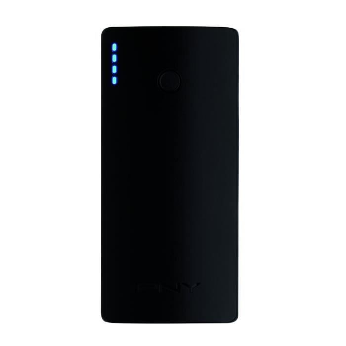 PNY Batterie Externe 5200 mAh Rechargeable pour Smartphone Noir