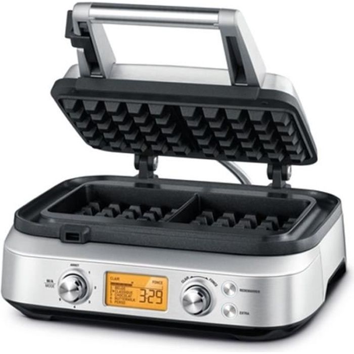 Riviera & bar - gaufrier pro 2 parts 900w inox - qgf820