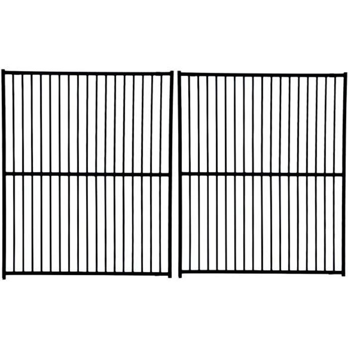 Deux Panneaux modulaires pour la fabrication et lextension de chenil -En Barreaux Sans Porte