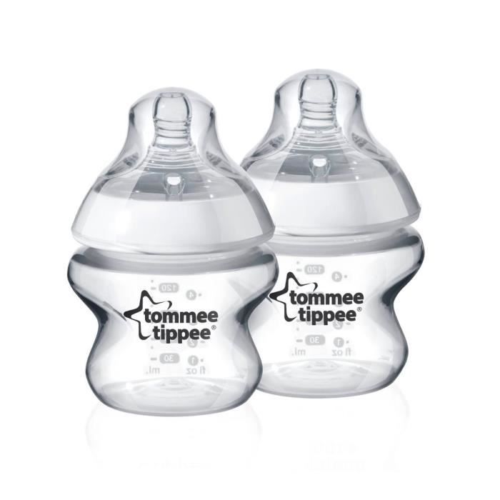 TOMMEE TIPPEE Biberons 0m+ 150ml X2