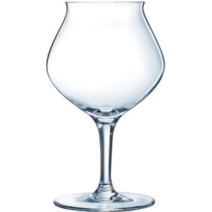 Lot de 6 verres à pied Rhum en verre - 17 cl