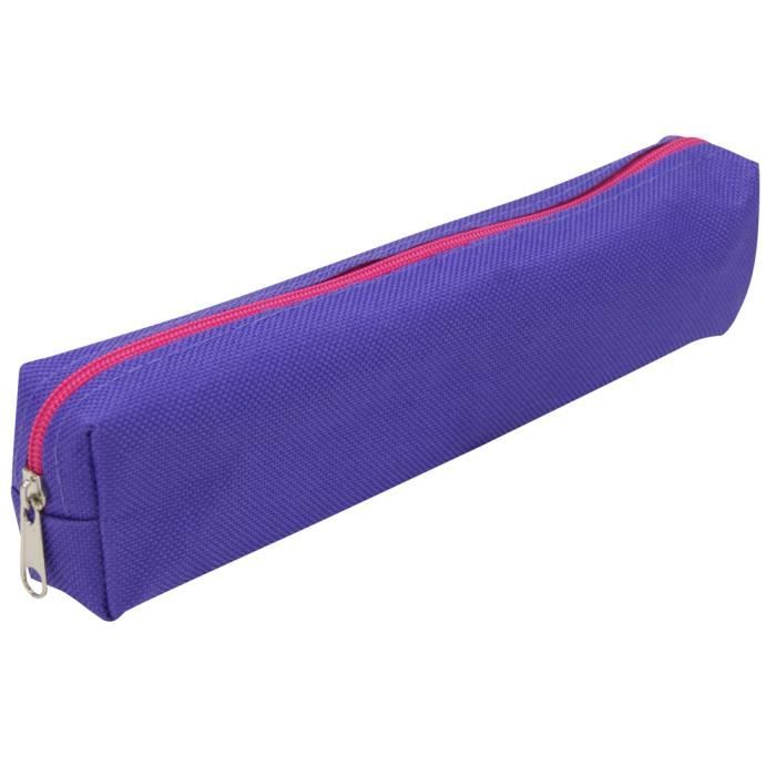 Trousse Fourre-tout WAYTEX 931273V 18 x 3,5 x 4,5 cm Textile Souple Violet Uni