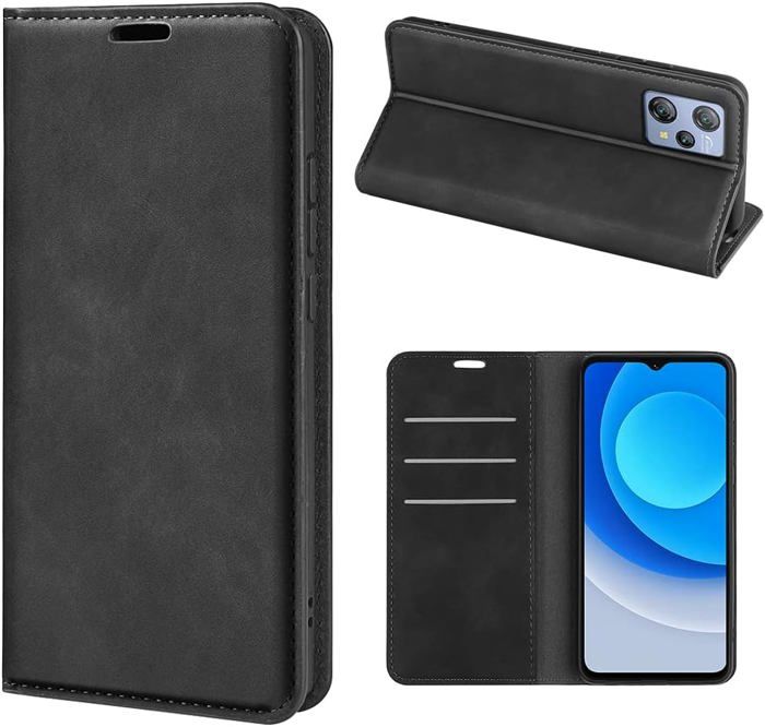 LCEHTOGYE Cover per Blackview A53 PRO + Pellicola Protettiva in Vetro Temperato,Nero Custodie Morbido Silicone Case Ultra Sottile TPU Custodia per Blackview A53 PRO (6,5) - KE152
