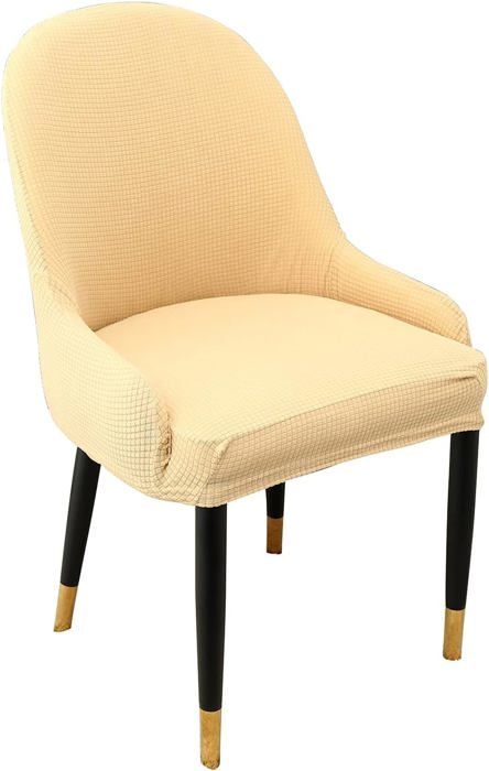 Housse De Chaise De Salle À Manger Scandinaves,4 Pieces Jacquard Moderne Housse De Chaise