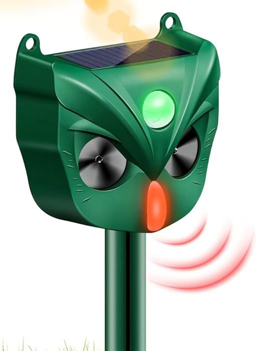 Répulsif à Ultrasons Pour Chat – Anti-chat Jardin étanche Avec Flash LED Et Détecteur De Mouvement | Protection Plantes Et Espaces Extérieurs