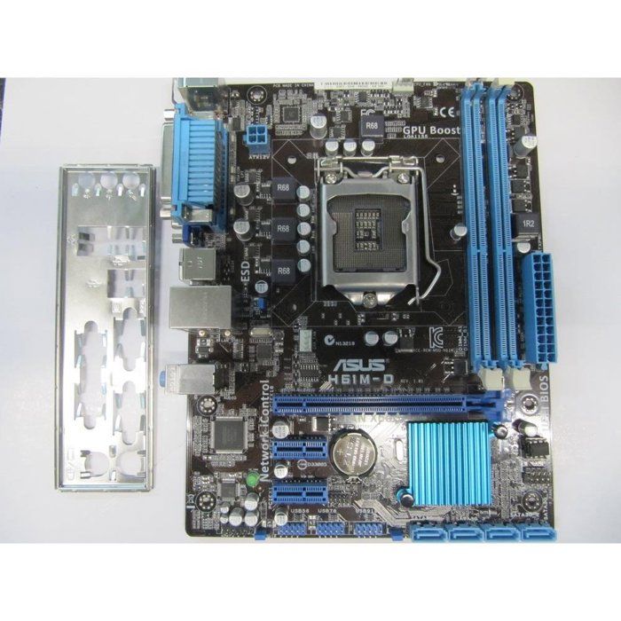 Carte mère ASUS H61M-D Intel H61 LGA 1155 2xDDR3 16GB Micro ATX - Asus