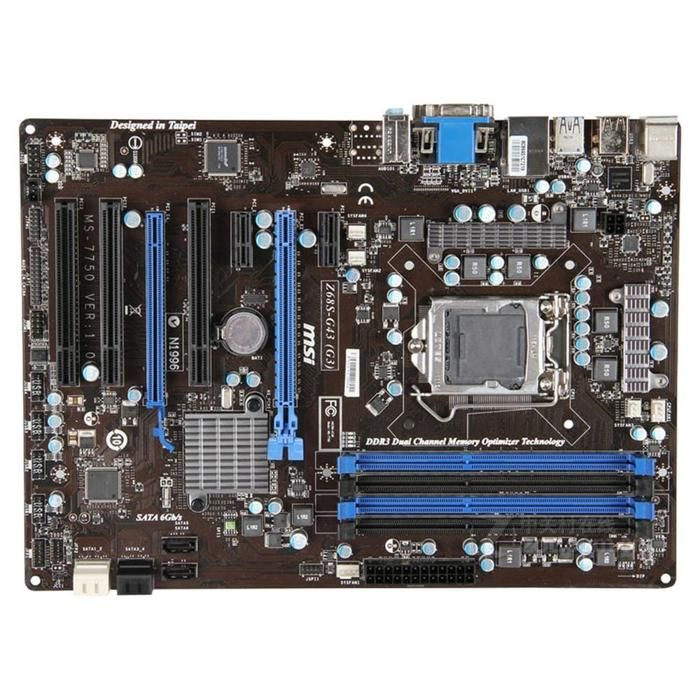 Carte mère MSI Z68S-G43(G3) Intel Z68 LGA 1155 4xDDR3 SDRAM 32 Go ATX - Msi