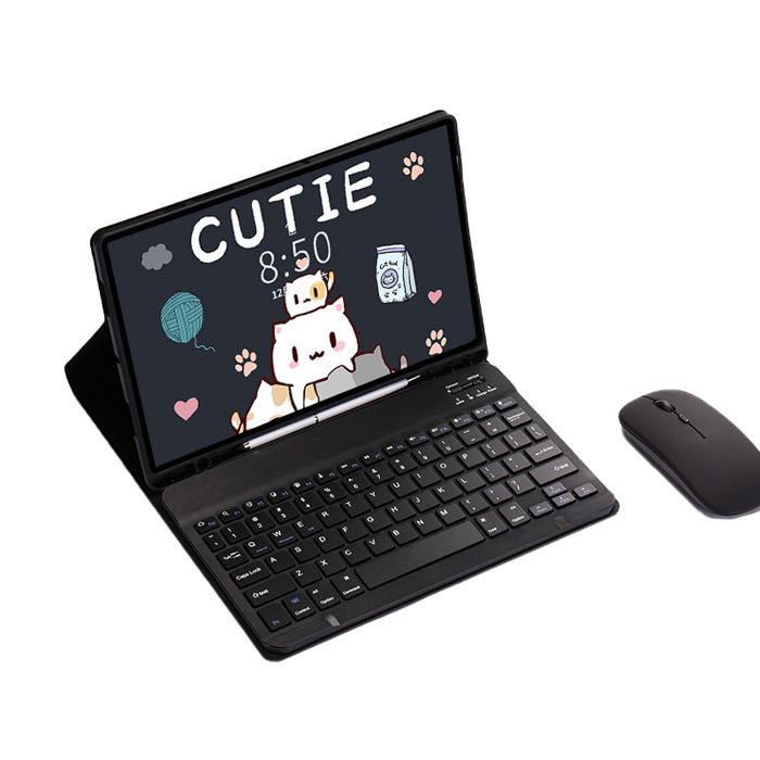 INF Clavier et Bluetooth pour Samsung Galaxy Tab S7+/S8+/S7 FE 124 pouces