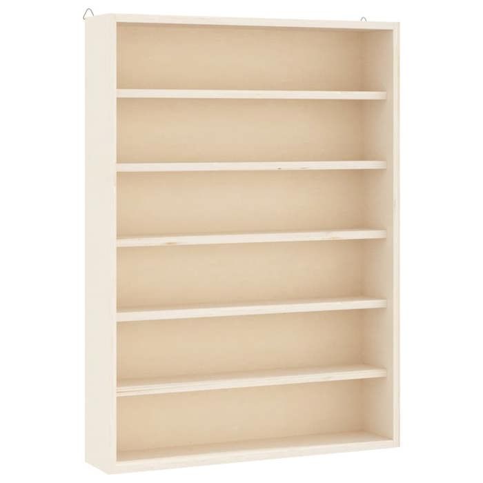 Meilleures Meuble étagère dexposition-vitrine-de collection en bois avec 6 étagères 40x85x55 cm SSDC5298276