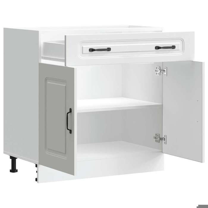 Promotion mai * Armoire de cuisine - Buffet de cuisine - Kalmar blanc EU8989853497
