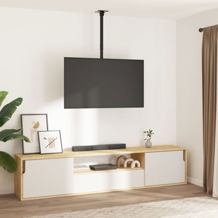 Fixation tv - support tv - support mural pour tv Vidaxl Support TV au plafond pour écran 32-65 max VESA 400x400mm 40kg