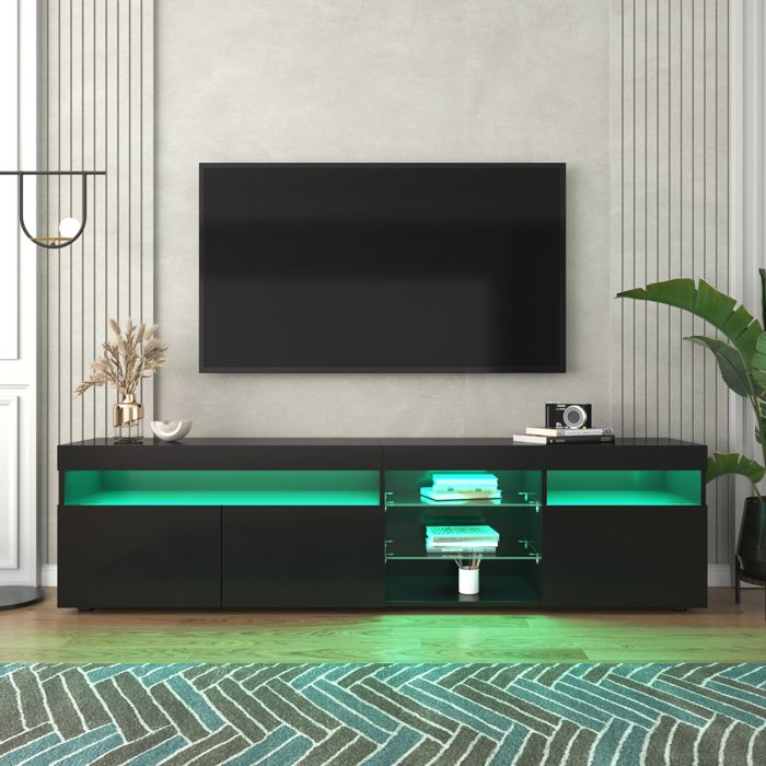 Meuble Tv Noir Brillant