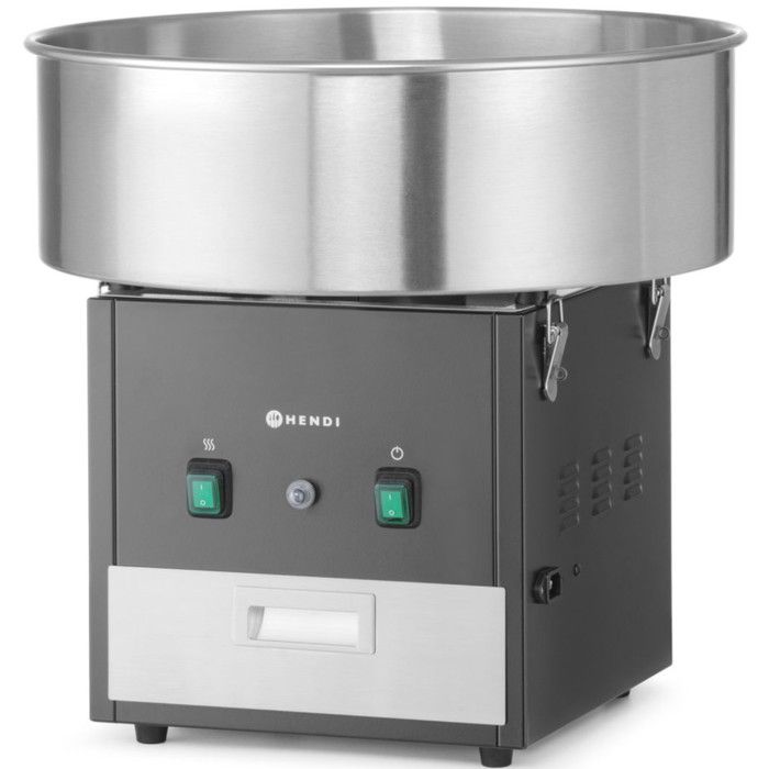 Machine à barbe à papa sans couvercle 52 cm 1130 W - noire