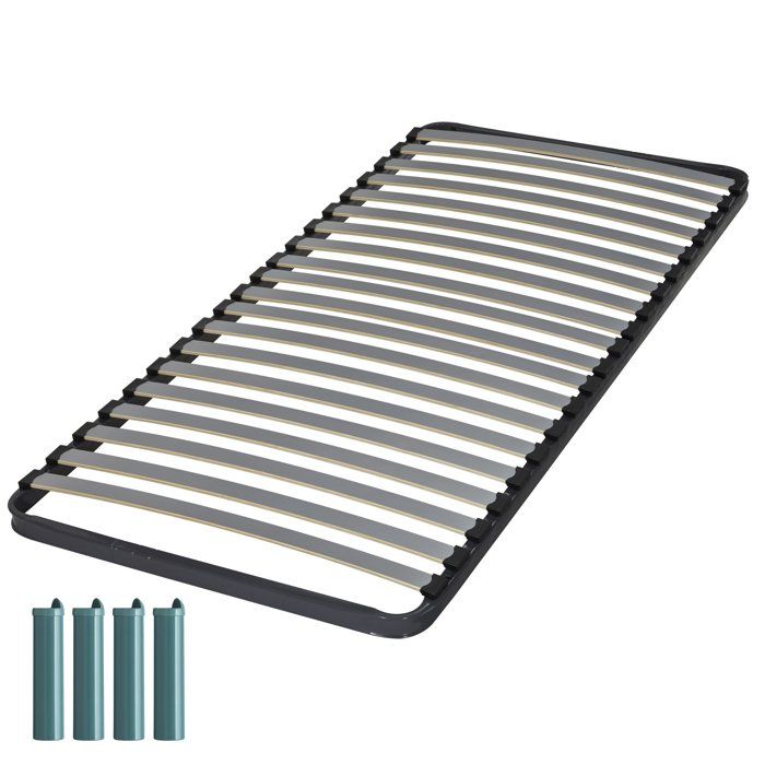 Sommier + jeu de pieds 90x200 C221 21 lattes Sommier + jeu de pieds 90x200 C221 21 lattes