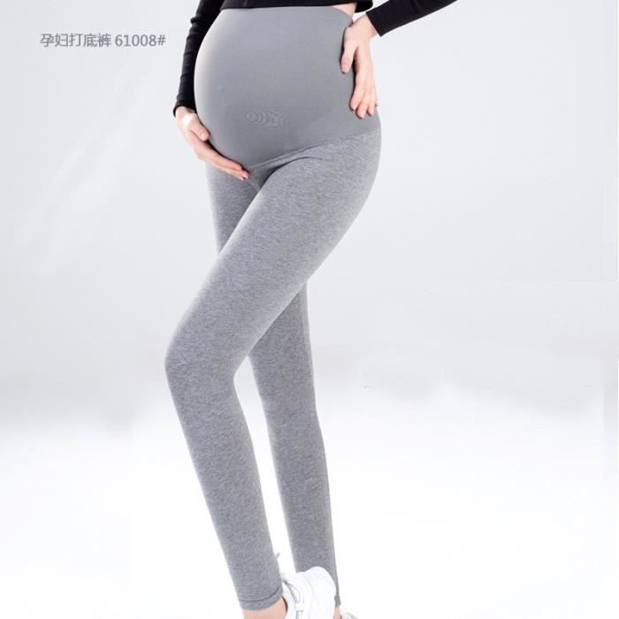 L gris clair Pantalon slim pour femme enceinte leggings de printemps ventre ouvert Cdiscount Puericulture Eveil bebe