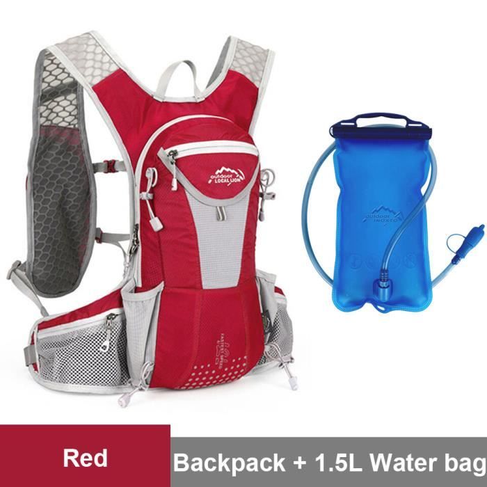 Gourde Bouteille isotherme Sac dos de cyclisme ultral ger et