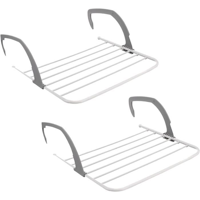 Jumbo Étendoir à Linge Pour Radiateur, Sèche-serviettes En 100% Polypropylène, 3 M D'étendage