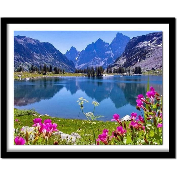 TOSTOG Kit Peinture Diamant Adulte Débutant - Éléphant Ronde 5D DIY 30x40cm - Art Cristal Pour Décoration Murale Diamond Painting Elephant
