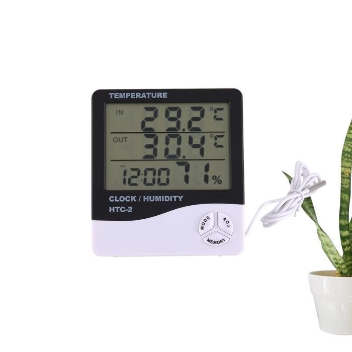 3In Grand Écran Thermomètre,Thermomètre Hygromètre Intérieur Lcd — free download