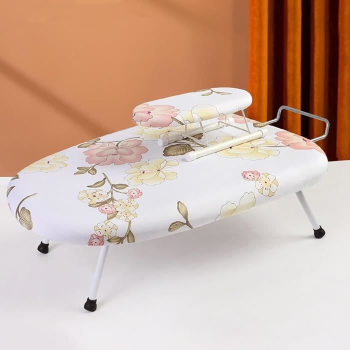 Mini Table À Repasser Portable, Planche À Repasser Pliable Avec Support En Fer, Tapis De