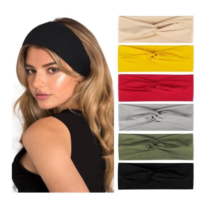 Bandeau Cheveux Bandeau D'Entraînement Pour Femmes, Bandeau De Course Pour Hommes, Bandeau D'Entraînement De Fitness Extensible Pour La Course, Le Cyclisme, Le Basket-Ball, Le Yoga Bandeau Sport Femme