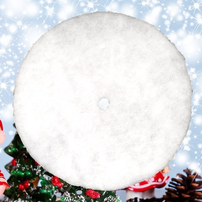 Tapis De Sapin De Noel Blanc Tapis De Sapin Arbre De Noel Blanc Rond Arbre Jupe De Luxe Doux Neige Vacances Arbre Ornements Decoration Arbre De Noel 70cm Cdiscount Maison