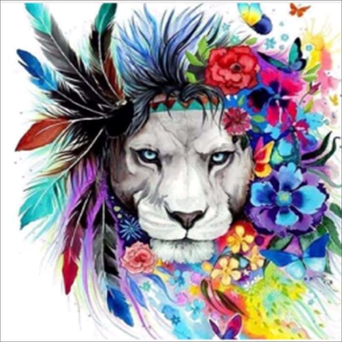 5d Diamant Peinture Point De Forage Peinture Lion Peint A La Main 30 30cm Pleine Perceuse 182 Achat Vente Peinture Au Numero Peinture Au Diamant Cdiscount