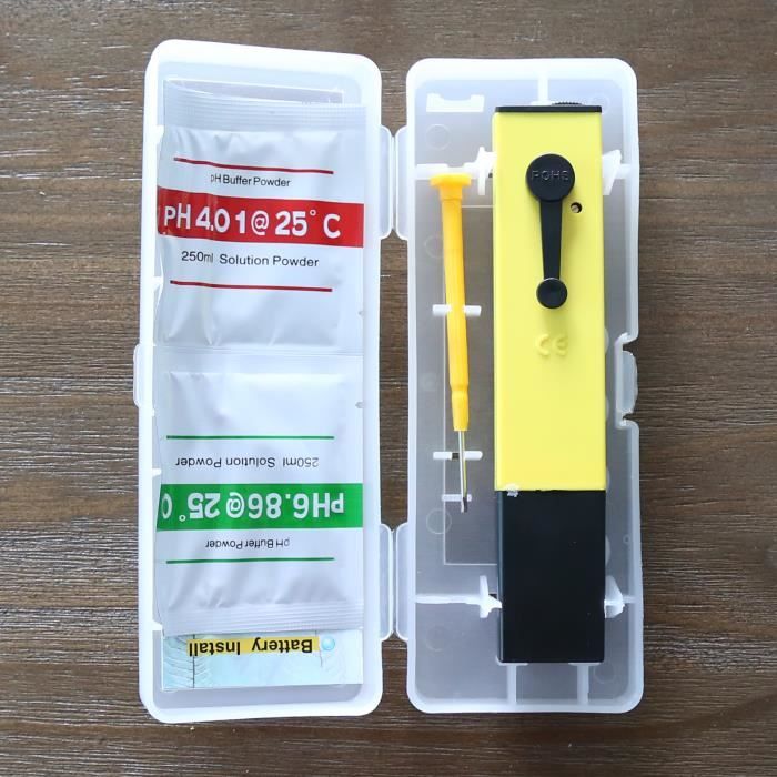 Testeur De PH Numérique Pour Aliments - Précision 0.01, Plage 0-14, Avec Sonde Et ATC - Pour Viande, Fromage, Fermentation, Brassage - 9