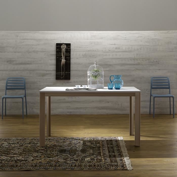 Table Extensible En Verre Ceramique Brainwave Made In Italy