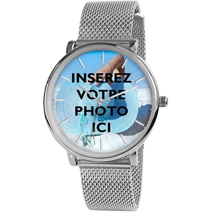 Montre personnalisable avec hot sale photo
