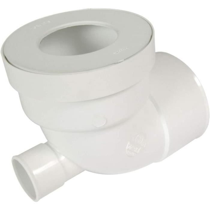 Pipe coudée pour wc courte diamètre 100 mm piquage femelle 40 mm