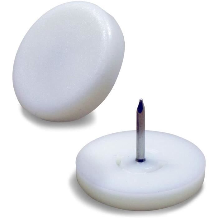 Patin Glisseur à Coller De Meuble - D22 Mm - Sachet De 30 - PRUNIER