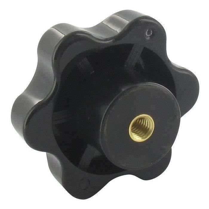 Molette UNIVERSELLE diamètre int M6 - extérieur 40 mm