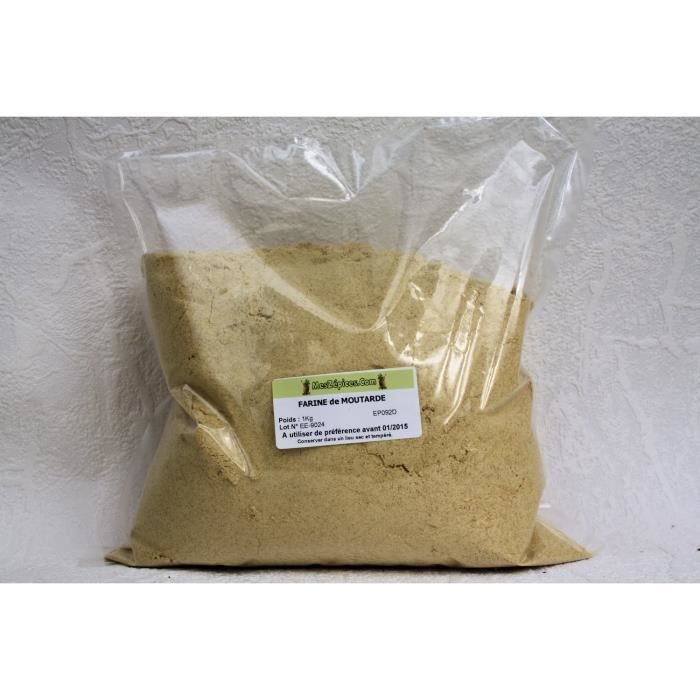 Farine De Moutarde Sachet 1kg Achat Vente Epices Herbes Farine De Moutarde Sachet 1kg Cdiscount