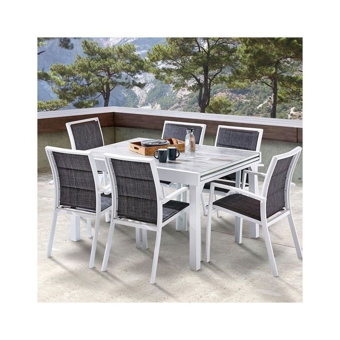 Salon De Jardin 6 Personnes Modulo Wood 294306 3 Achat Vente