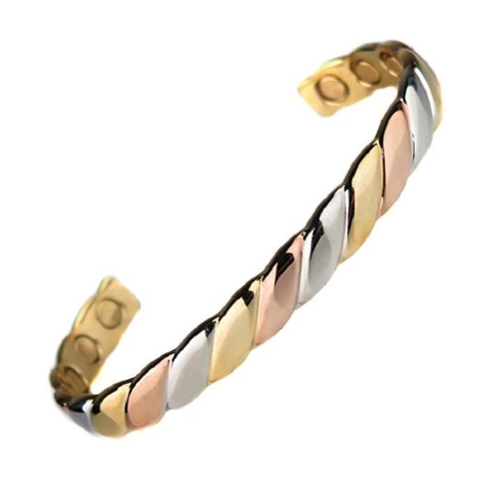 Bracelet Magnétique En Cuivre Bill - Modèle Symphonie - Neuf Made In France