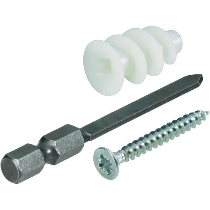 Set De Chevilles Pour Placoplatre Et De Vis Ave Cdiscount Bricolage