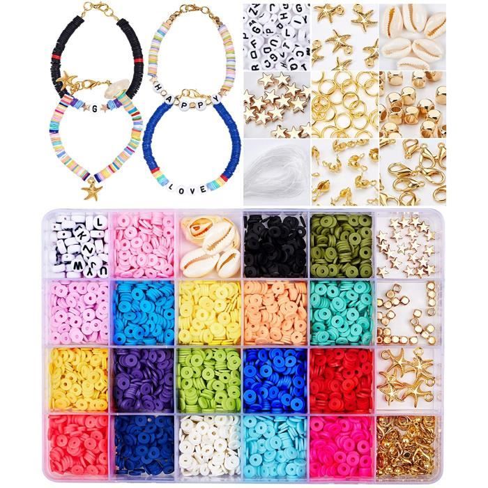 Bracelet à bricoler soi-même ensemble de perles perles pour Bracelet Kit de  fabrication de bijoux