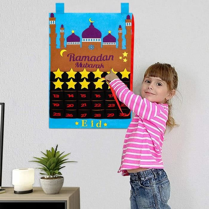 Calendrier de compte à rebours du Ramadan en acrylique, cadeaux du jour du Ramadan avec Base remplaçant les chiffres, Ramadan Mubarak Islam, jour de l' avent acheter à prix bas - livraison gratuite