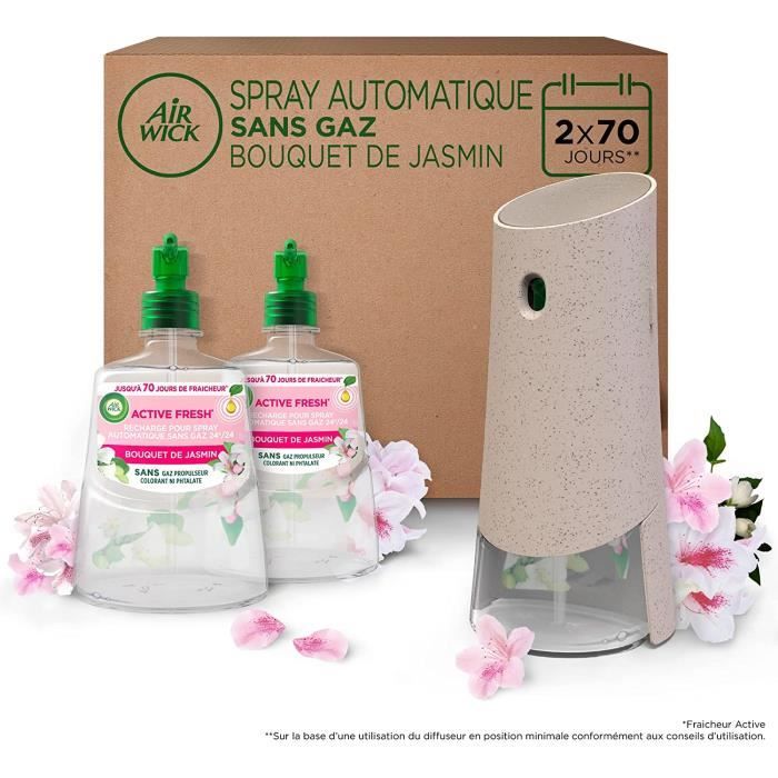 Airwick Desodorisant Maison Spray Automatique Sans Gaz Active
