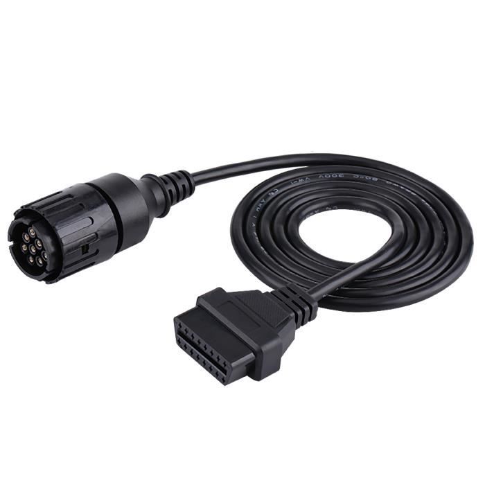 Câble Adaptateur Connecteur Diagnostic 10 Pin vers 16 Pin Pour BMW ICOM-D Moto -TUN