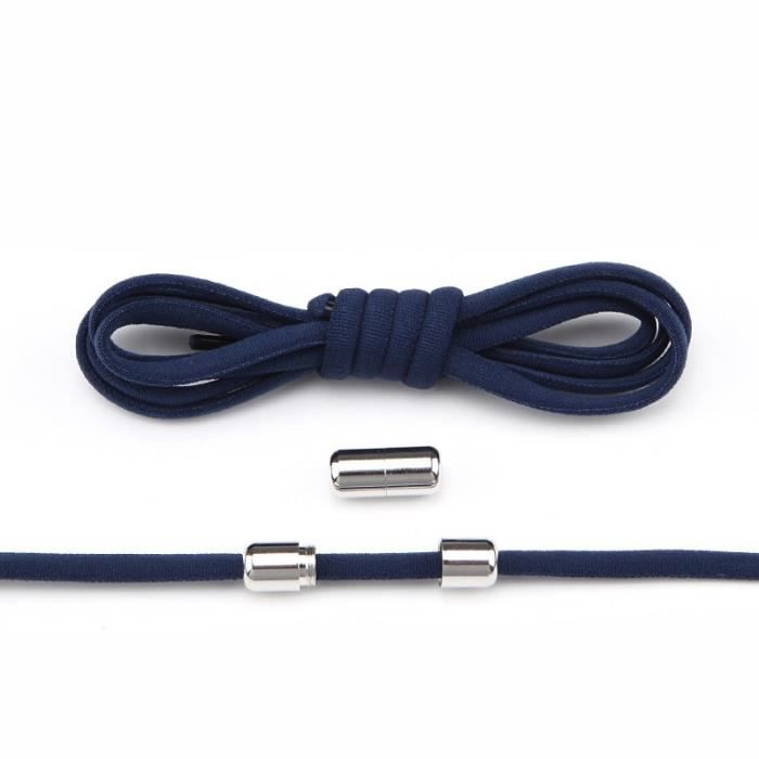 lacets ronds bleu marine