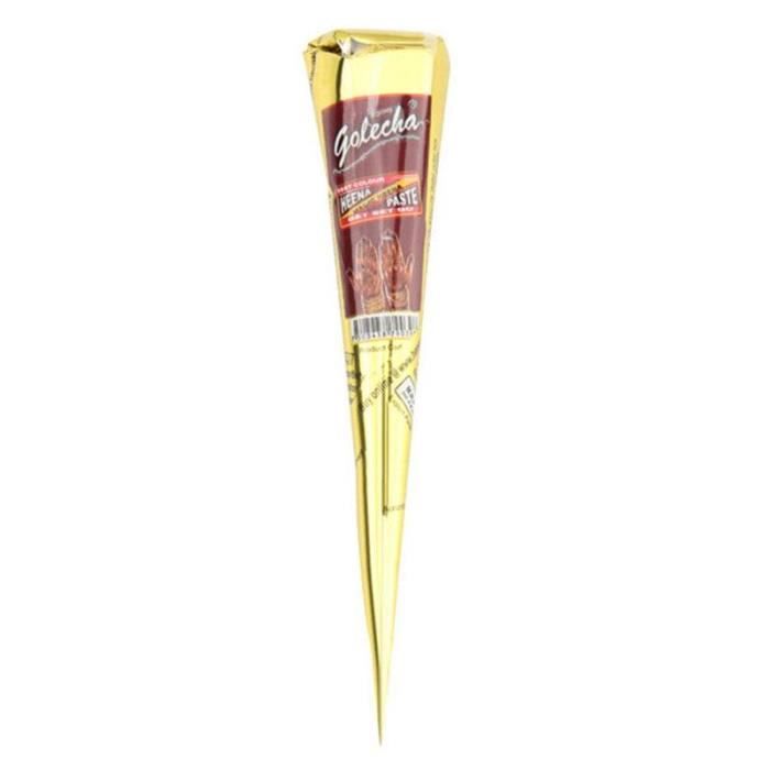 Lot De 2 Cônes De Henné Organique Frais – Couleur Rouge/Marron – Naturel