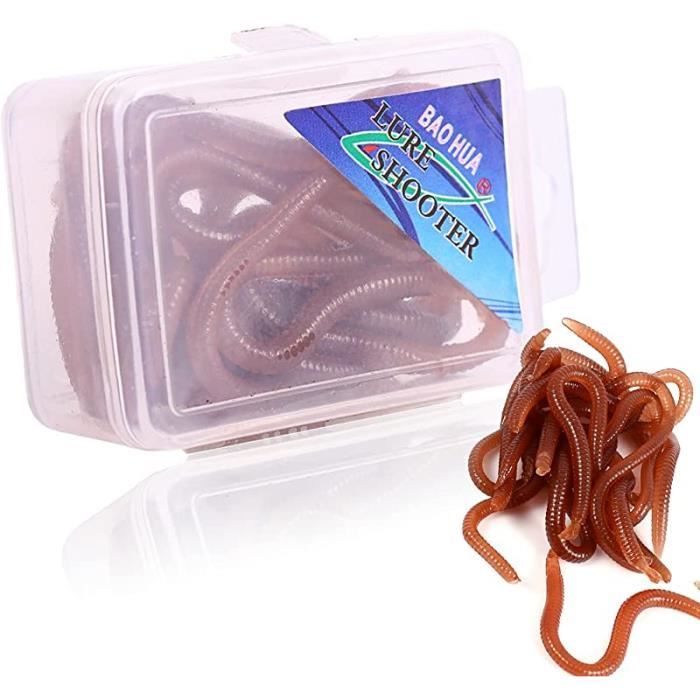 Leurres De Pêche Vers De Vase Artificiels - Lot De 200, 4 Cm, En Plastique Souple, Pour Eau Douce Et Mer