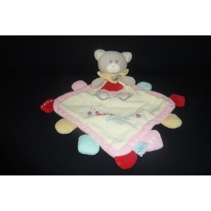 Doudou Chat Super Doudou Babynat 50 Achat Vente Doudou Cdiscount