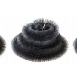 Lot de 3 brosses hérisson Batavia pour protéger vos gouttières - Noir - 12m