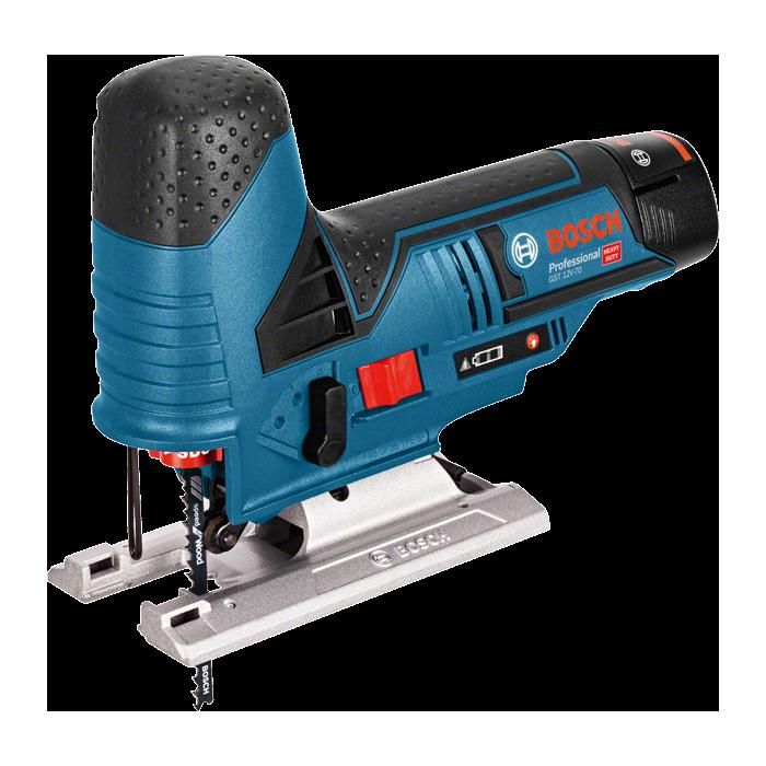 Scie sauteuse Bosch Professional GST 12V-70 + 2 Batteries GBA 12V-40 3,0Ah + Chargeur GAL 12V-30 + 2